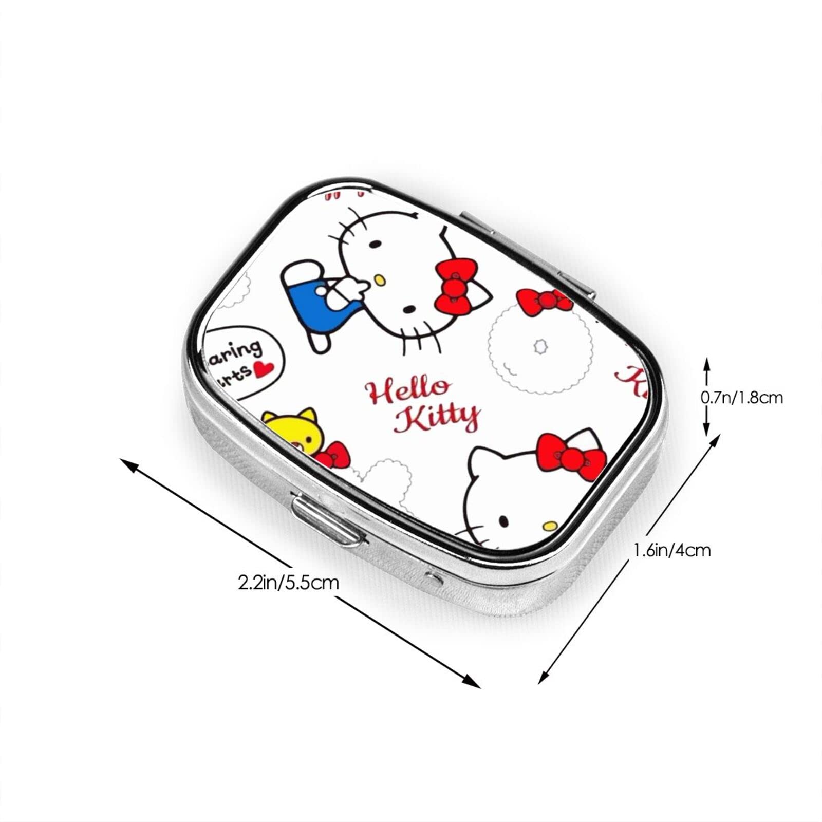 Amazon.co.jp: ハローキティ ピルケース 薬ケース 2段分割 長方形