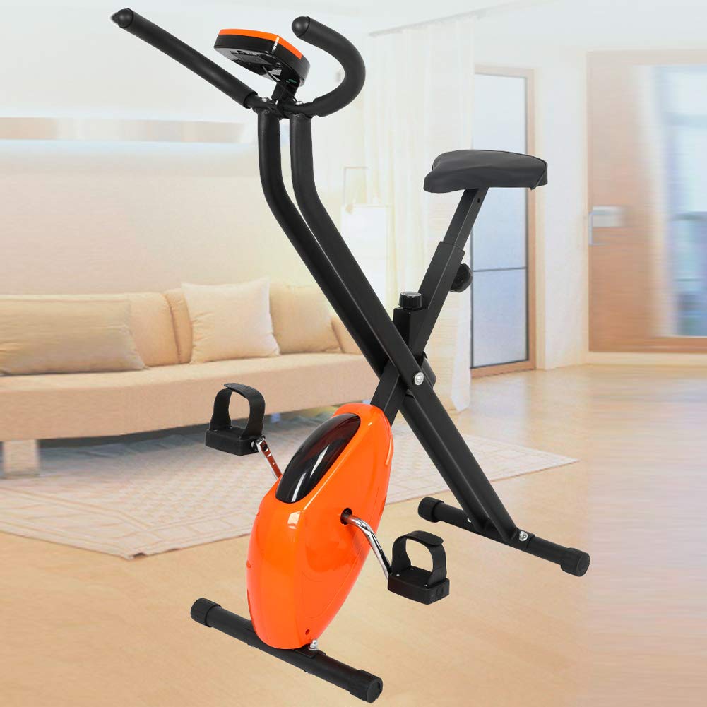 Cyclette Indoor, Bicicletta da Casa Pieghevole per Esercizi con Display a LED E Regolazione della Resistenza Infinita, Sicurezza del Volano all-Inclusive Nessun Pericolo Nascosto