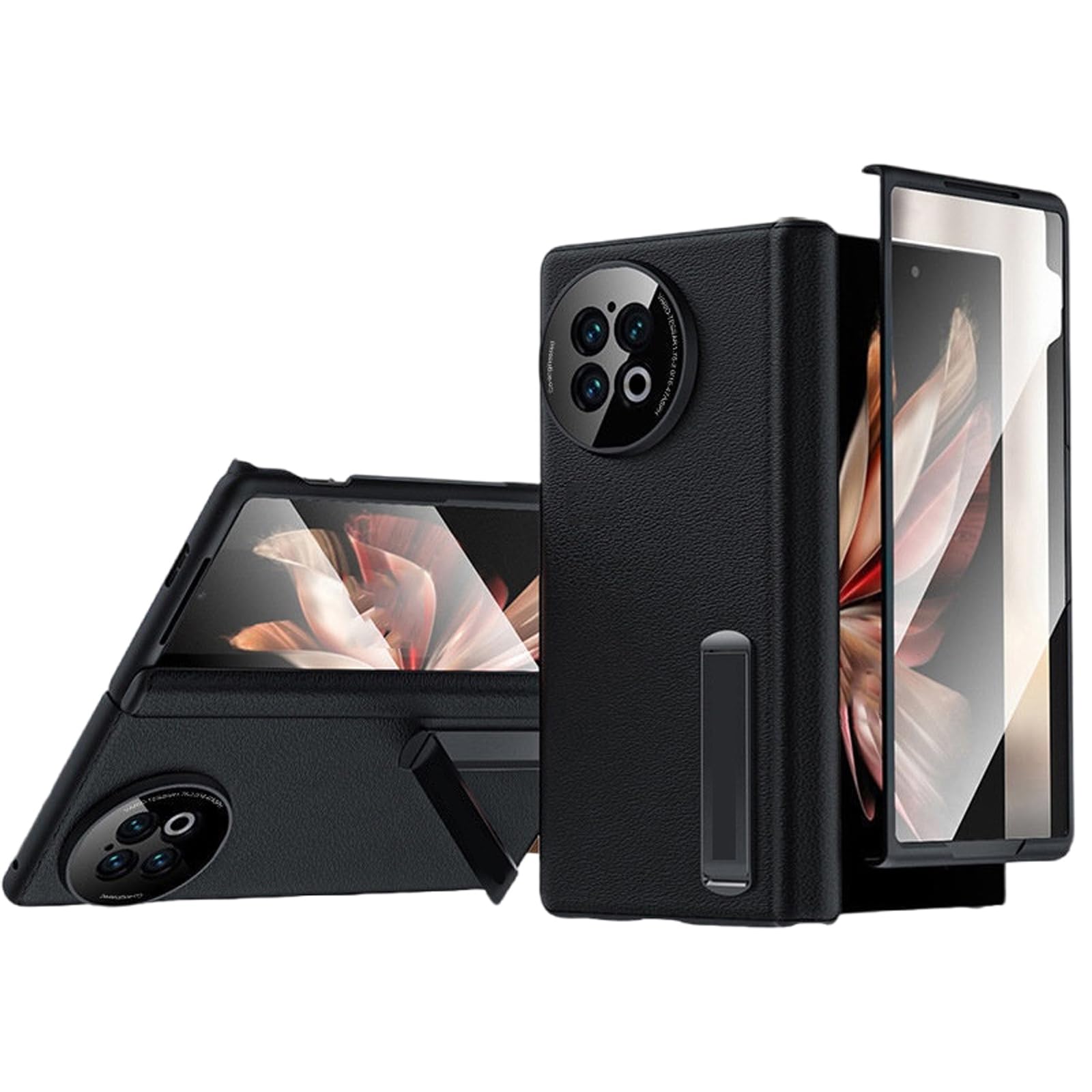 Amazon.com: THikk Case for Vivo X Fold 2, Flip Folio Real Leather 