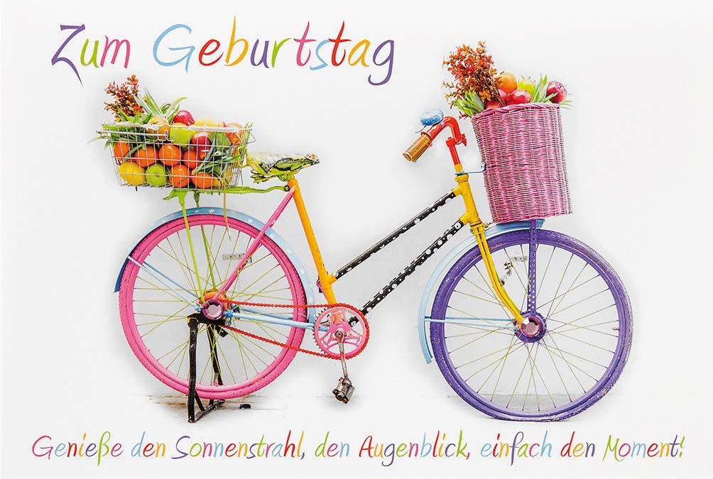 bsb Birthday Card with Bicycle