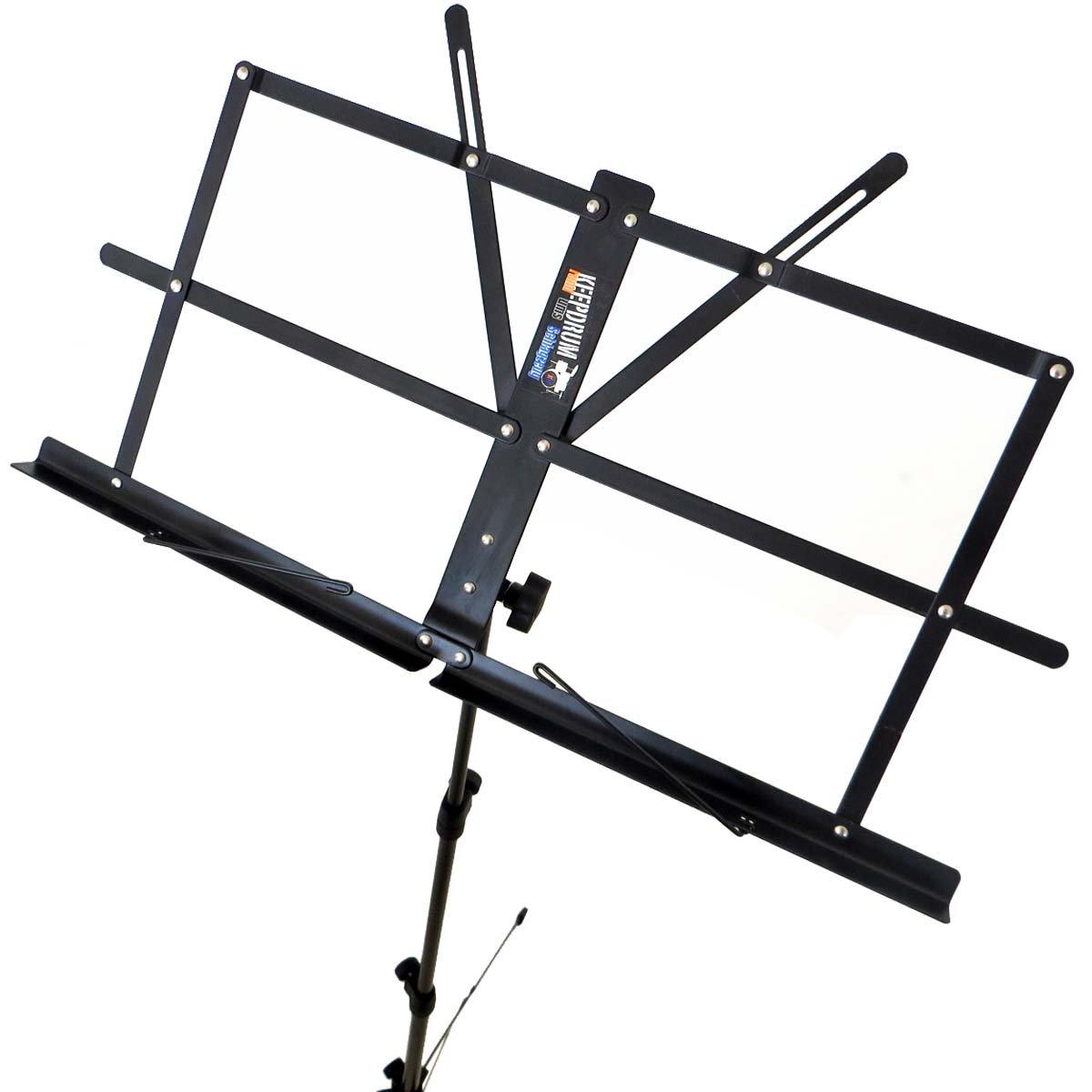 keepdrum MUS2 BK pulpit na nuty czarny dla dzieci + torba keepdrum