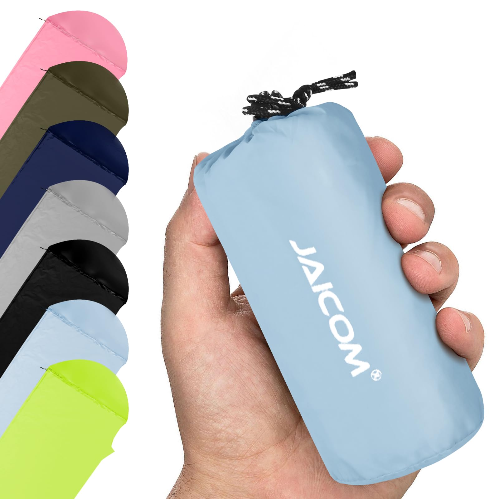JAICOM Sleeping Bag Liner - Ultralight & Soft Travel Sheet for Adults, only 150g Camping Sleeping Bag, 100% Nylon, Ideal for Backpacking, Hotels, Camping, Business Travel and Outdoor — image 1