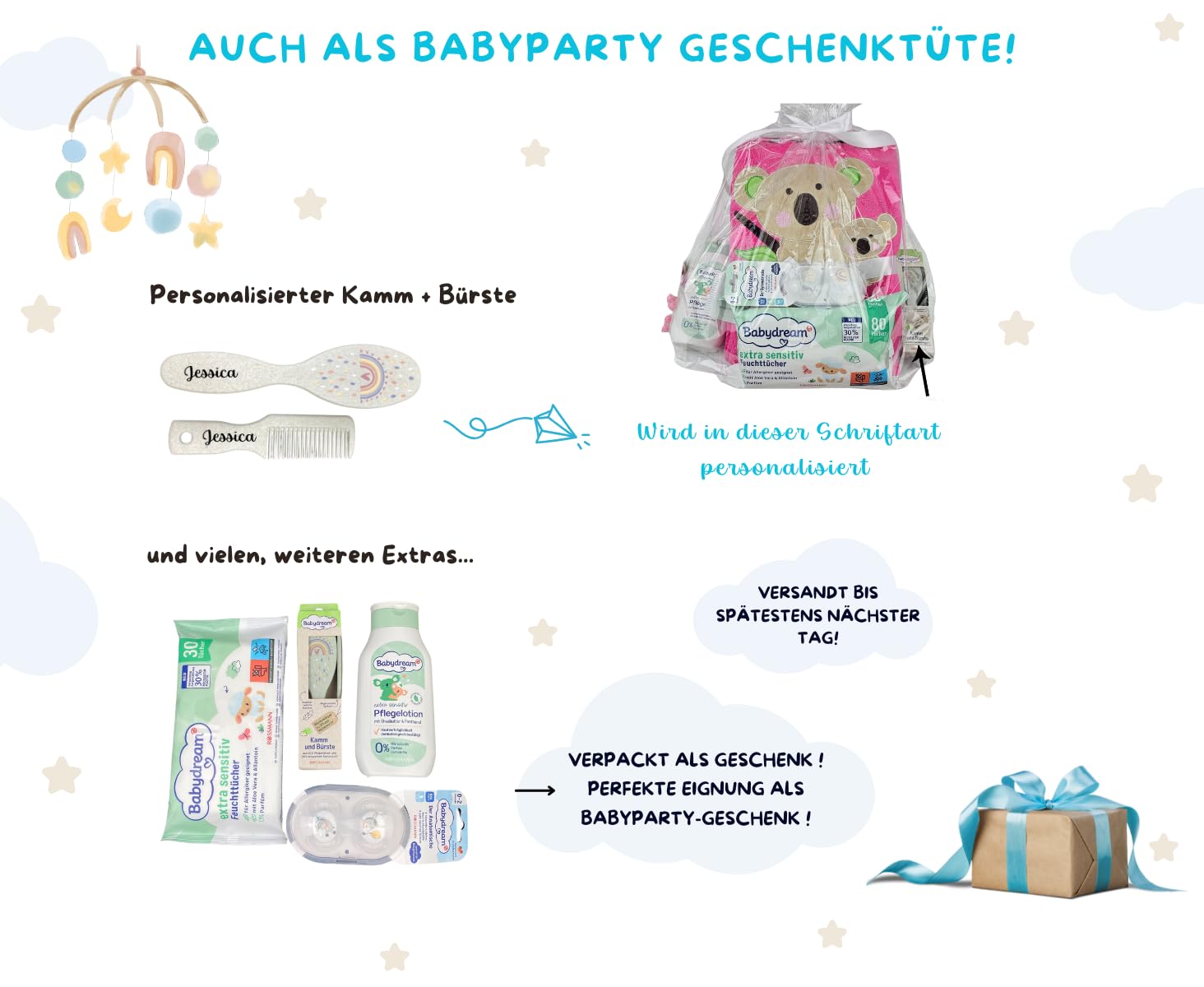 KIDDI-MEDIA Couverture pour bébé Douce et Douillette, brodée avec Le prénom et la Date de Naissance, qualité 1 A, Personnalisable (Anthracite - ourse)