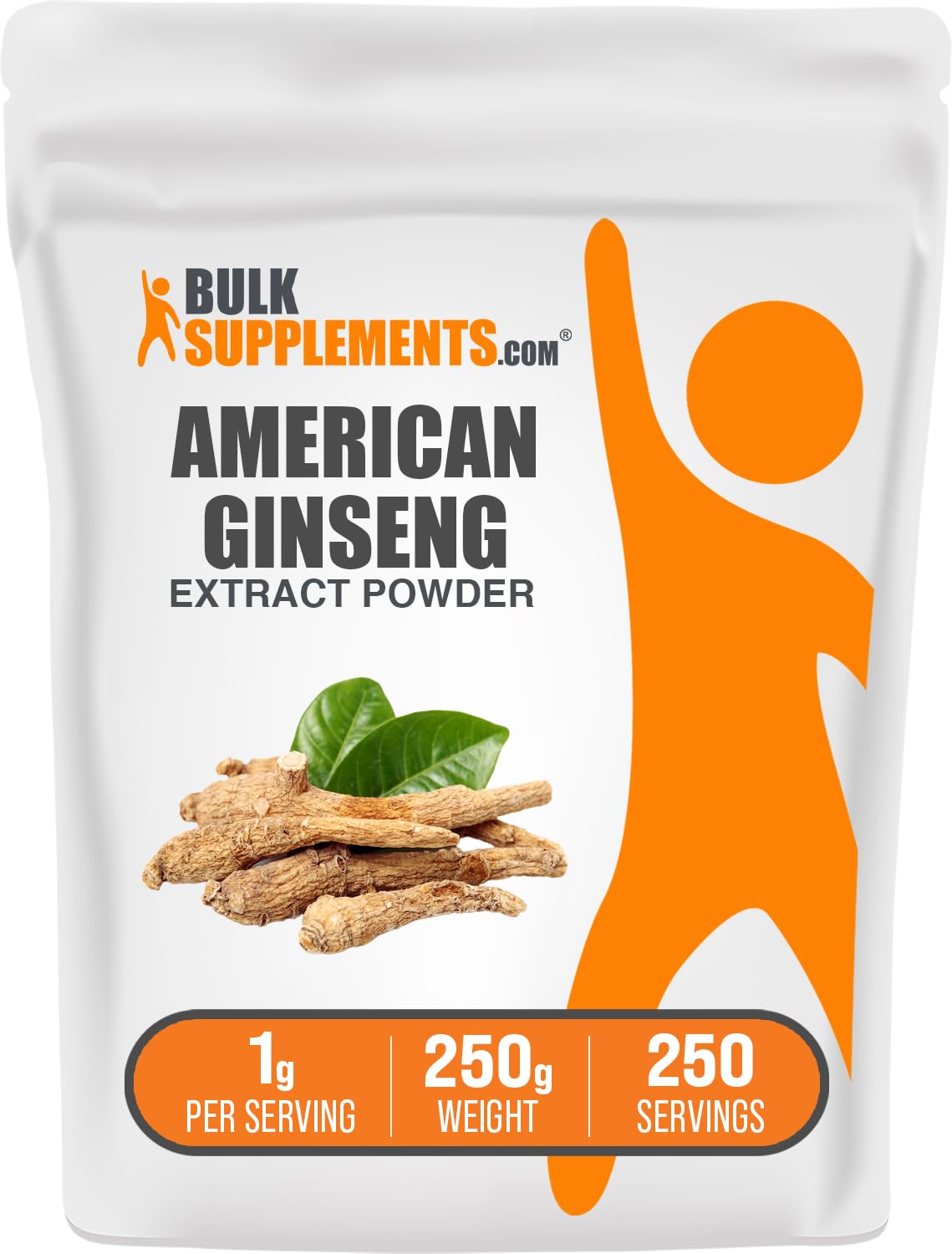 BULKSUPPLEMENTS.COM American Ginseng Extract Powder - 1000mg per Serving, 250 grams