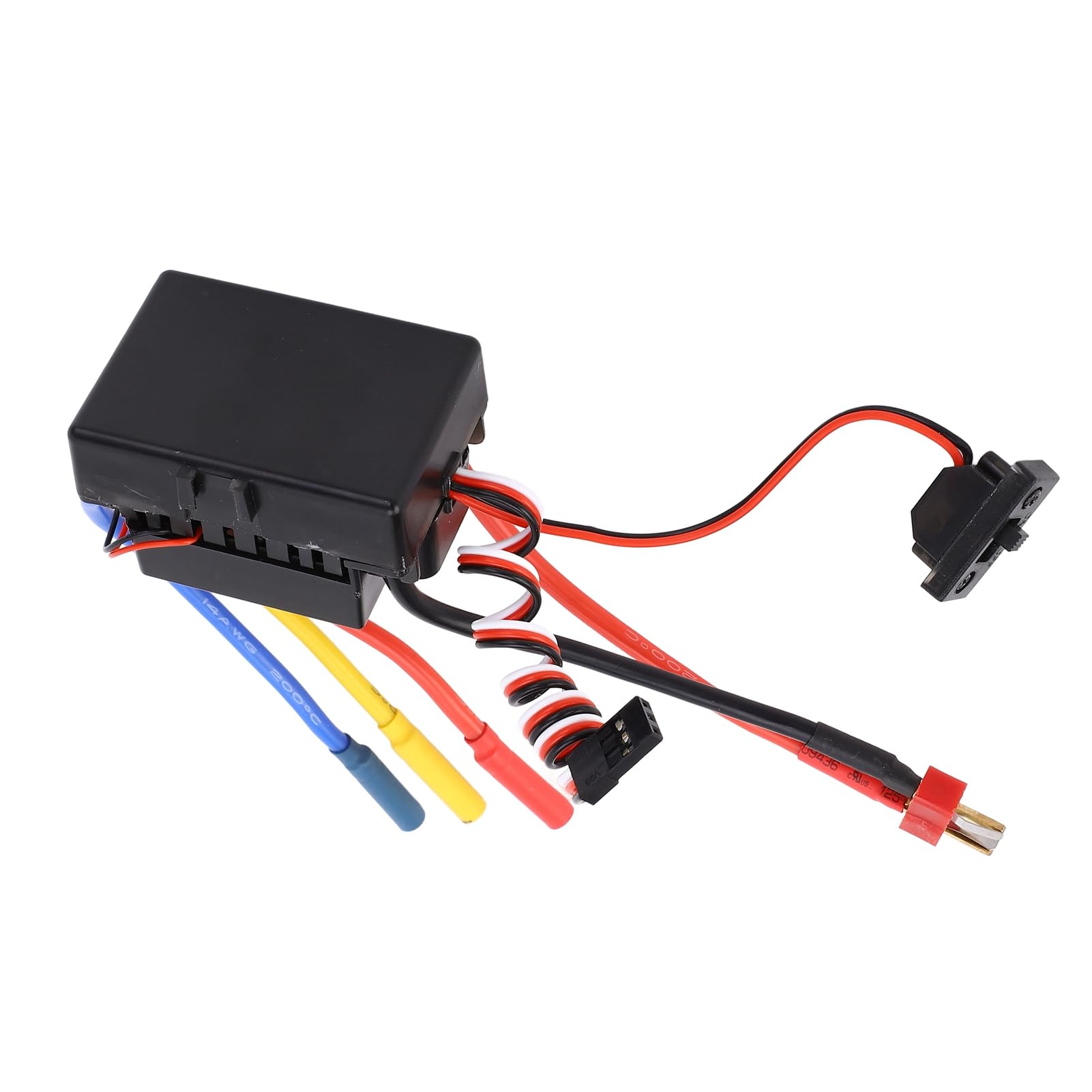 60A ESC Brushless Impermeabile, 5,8 V 3 A BEC, Scheda di Programma Regolabile, per Auto e Barche RC in Scala 1/10, Controller Motore ad Alte Prestazioni