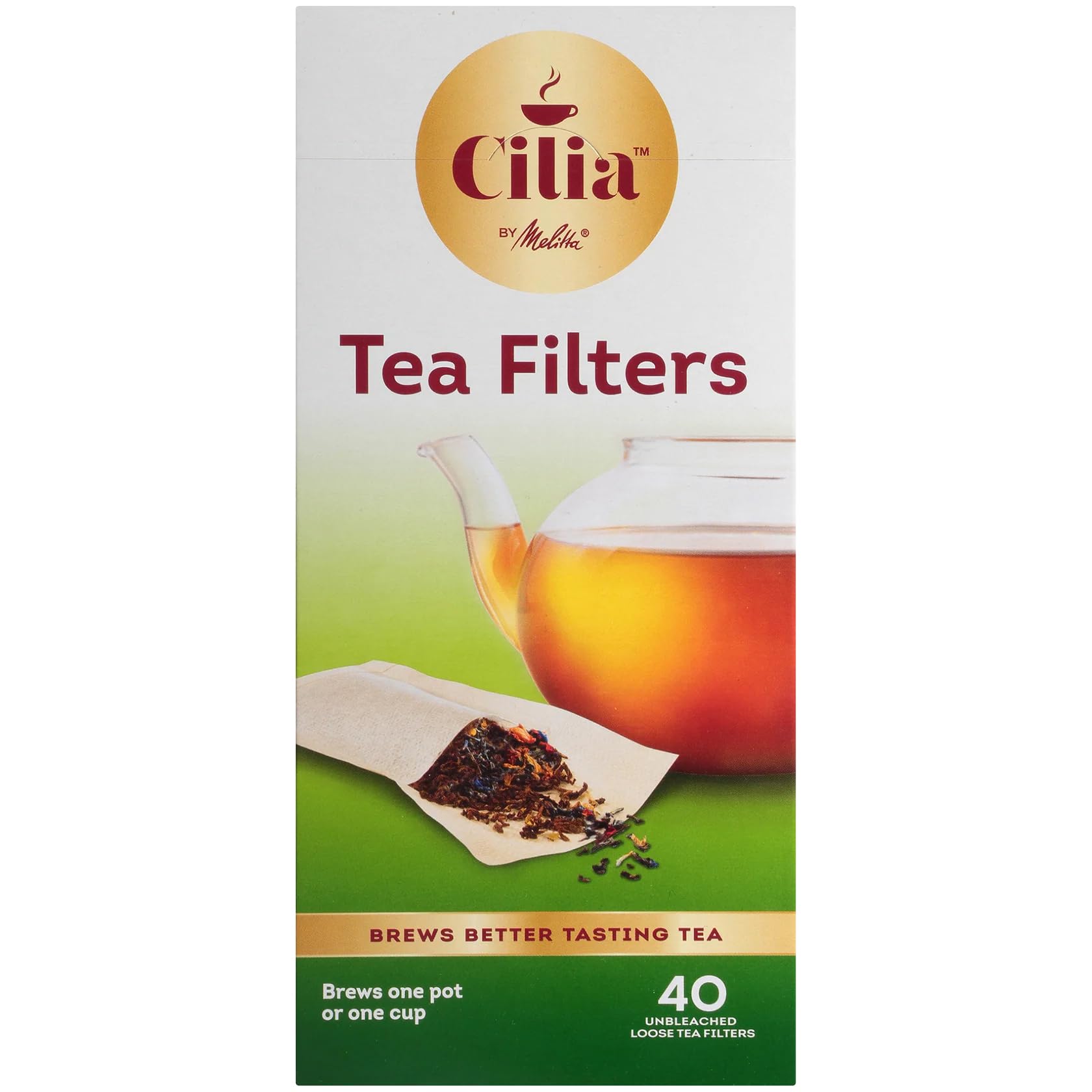 MELITTA INC Tea Filter, 40 CT