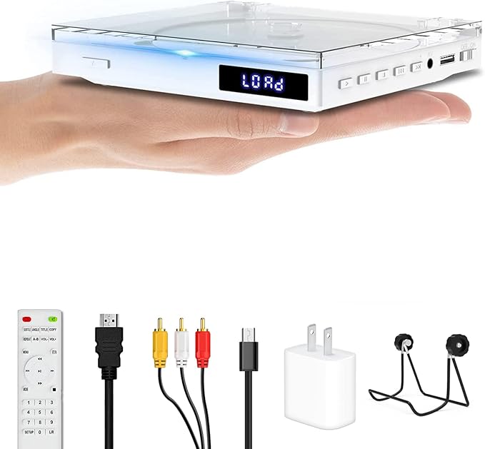 Mini DVD Player, HDMI / RCA Output with Mini DVD Players for TV