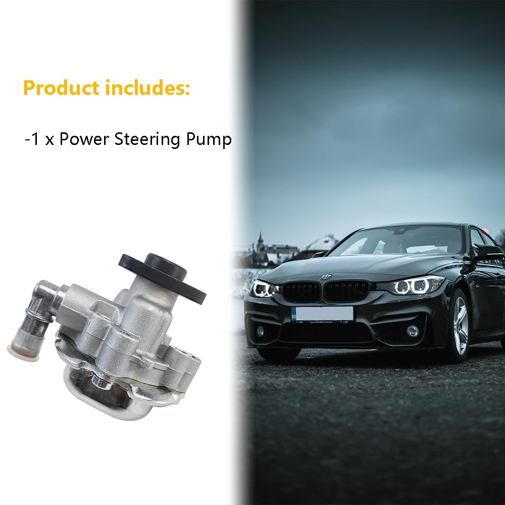 Power Steering Pump For BMW E46 3 Series (320i, 325i, 330Ci, Etc.) - Direct Replacement Part 32 41 6 760 034