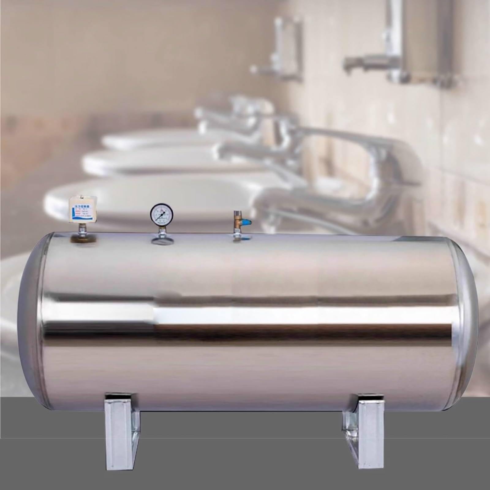 Tanque de presión de agua horizontal para optimizar el riego agrícola y el suministro ganadero
