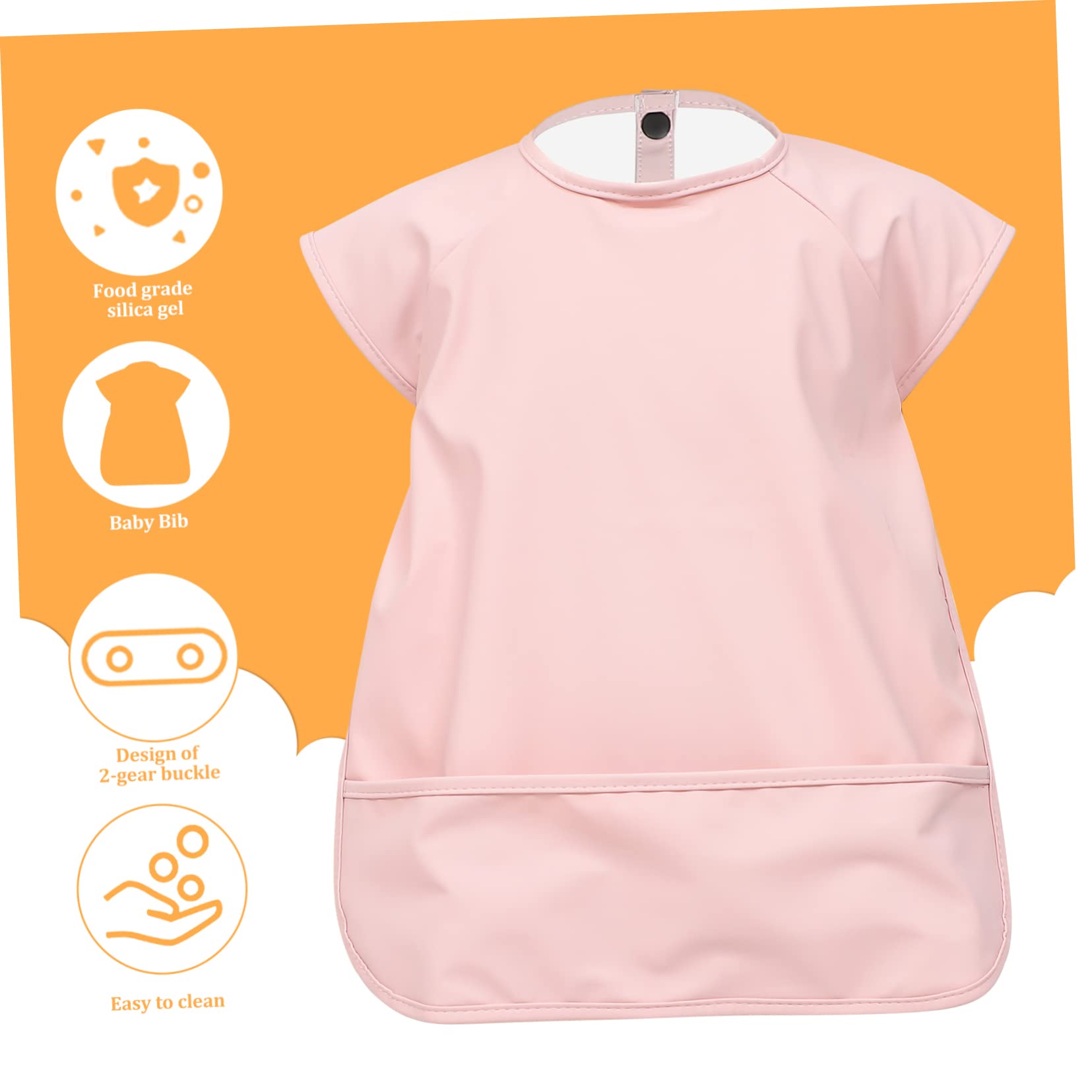 BESTonZON isst Lätzchen bibs babylätzen Sabberlätzchen Essens sabbert sabbern Malkittel Baby zum Essen - Pu