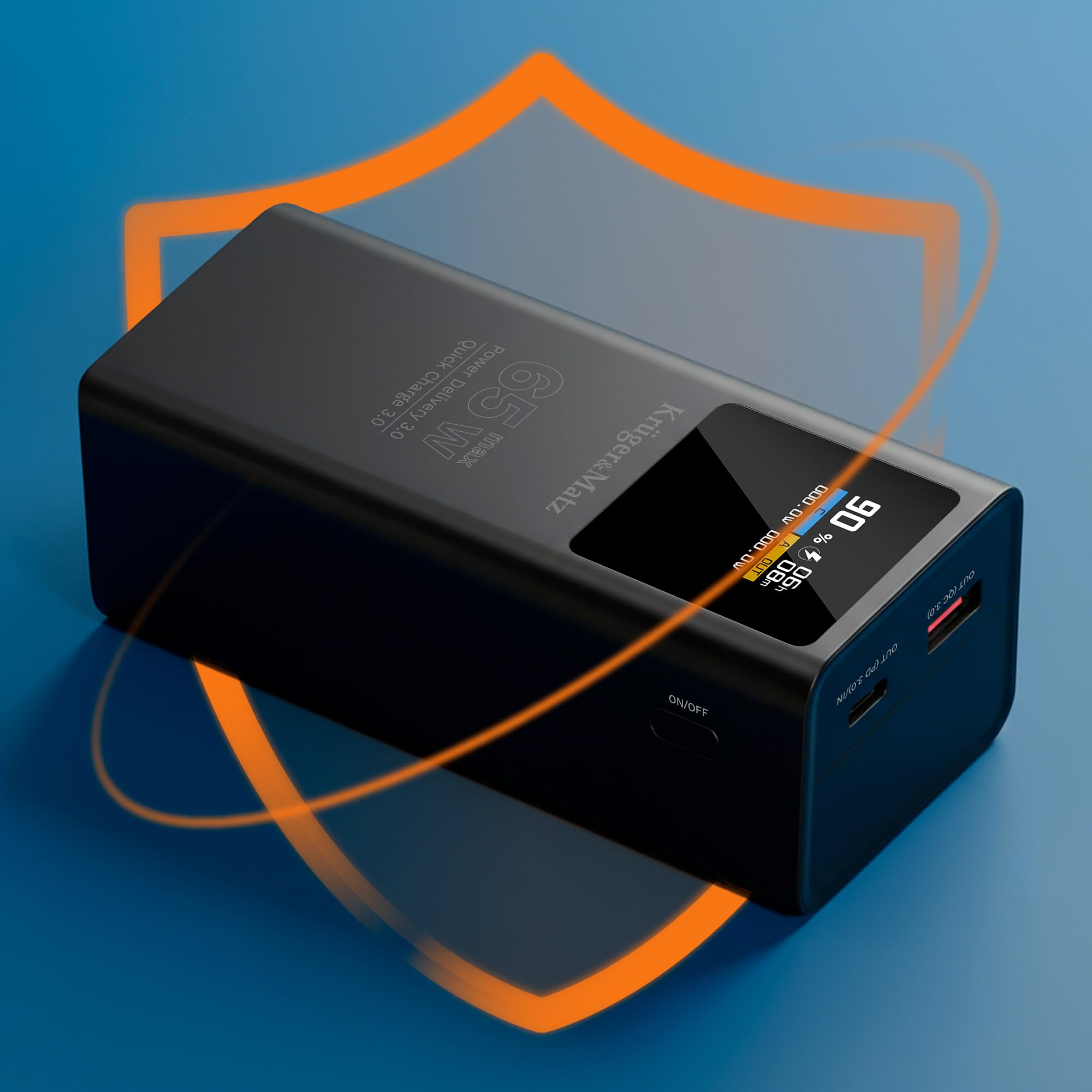 Krüger&Matz PowerBank 20000 mAh Li-pol 65W z funkcją QC oraz PD KM0914