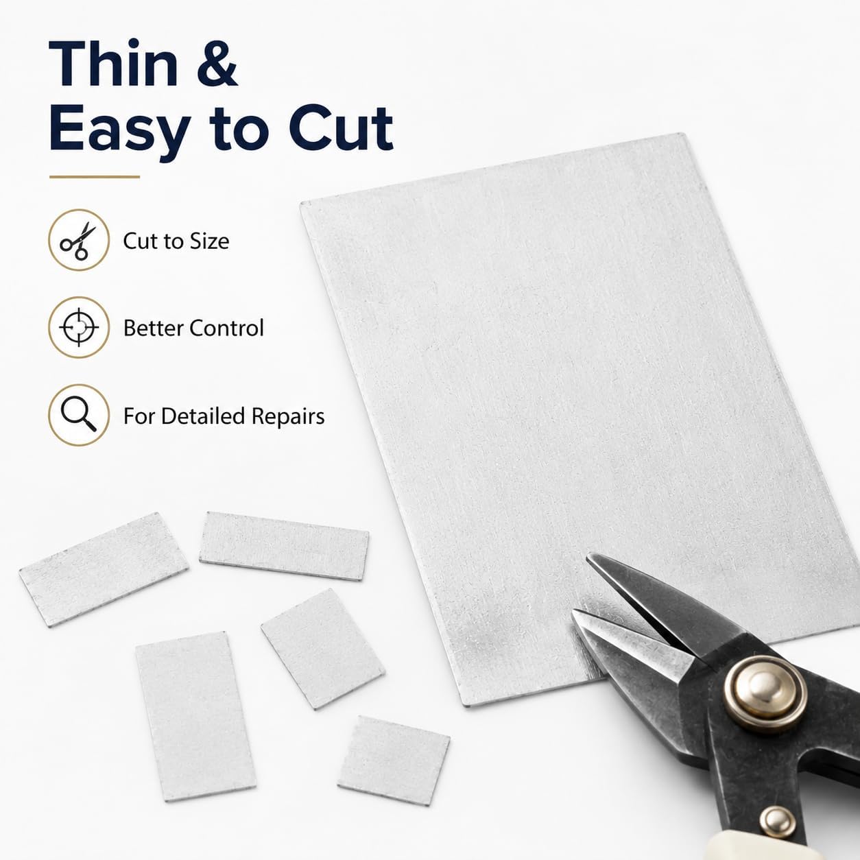 Tofficu Silver Solder Sheet for Jewelry Making, Metal Repair Tool image 5