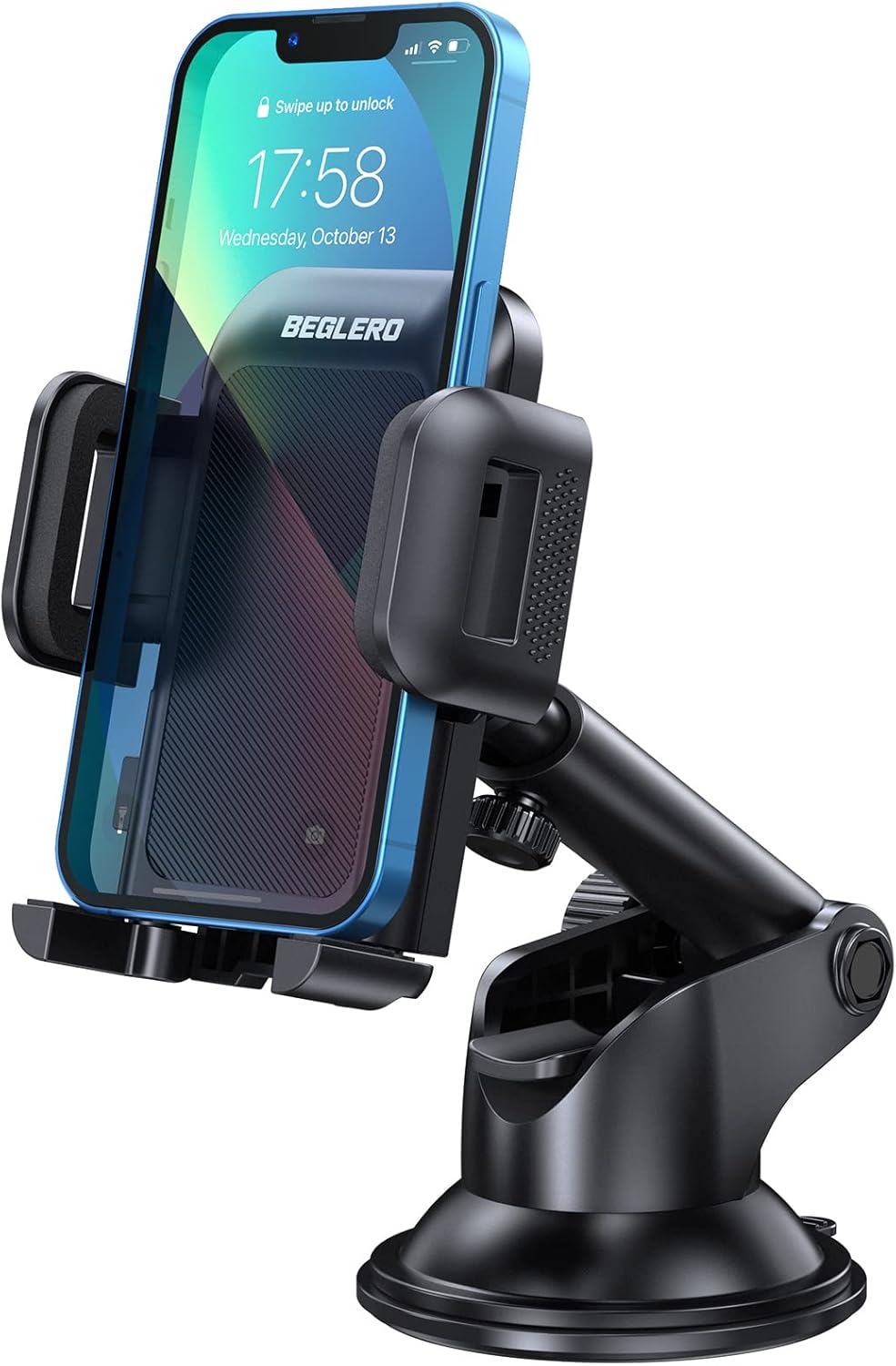 Cheap Phone Mount for Car, Universal Car Phone Holder Mount with Hands-Free Strength Suction Cup Long Arm Dashboard Windshield Phone Mount Compatible with iPhone 13 12 11 Pro Max, Galaxy Note and More