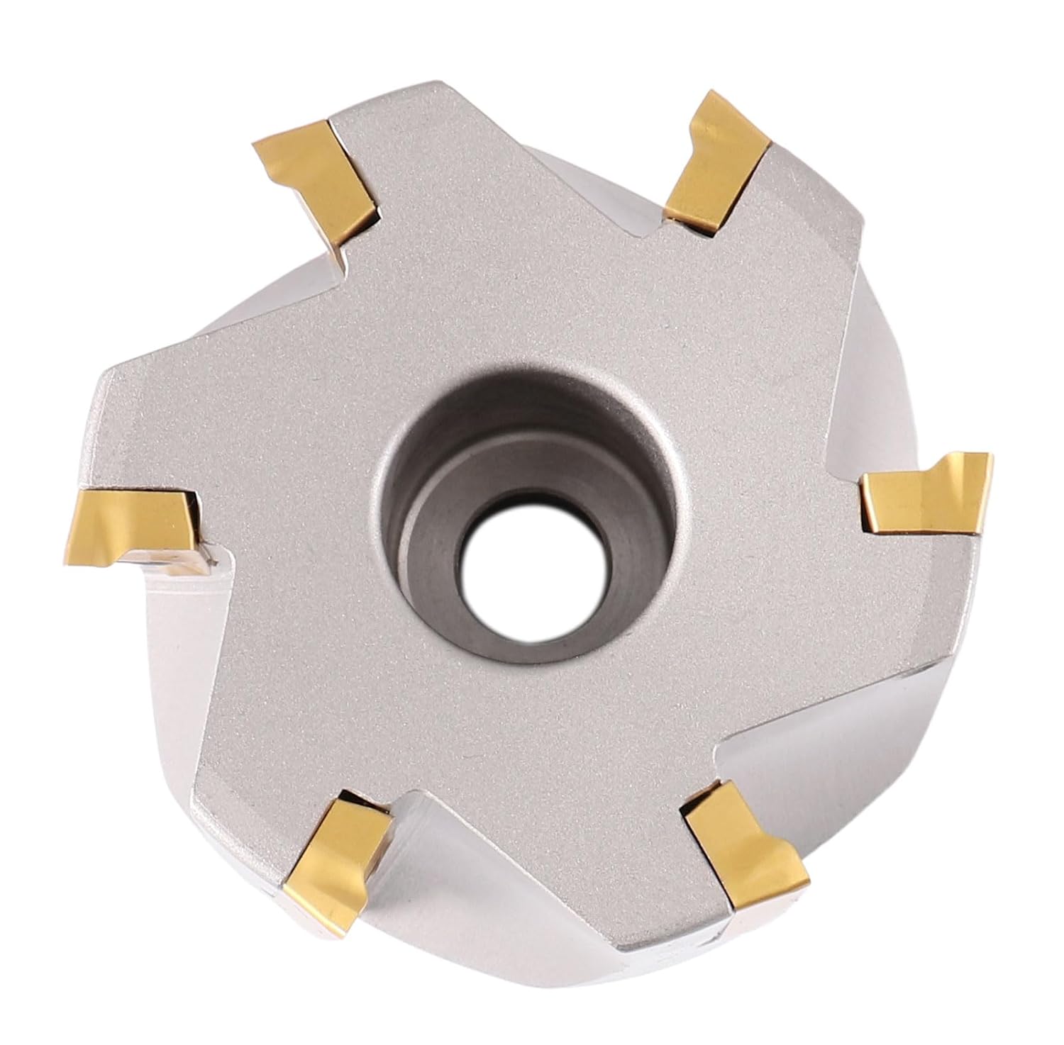 Accusize Industrial Tools 2-1/2'' by 3/4'' 90 Deg Square Shoulder Indexable Face Mill with Apkt1604 Insert, 4508-0016