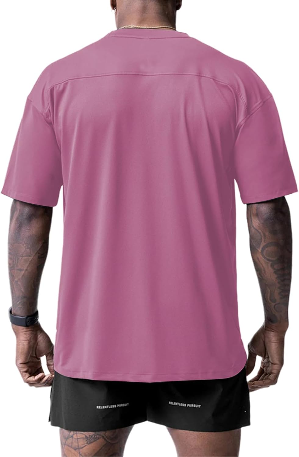 Muscle Killer 1/2pack Mens T Shirt Gym Workout Dry Fit Short Sleeve Athletic Fitness Crew Neck Tee Shirts Casual Loose Fit - Image 5