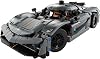 LEGO Technic Koenigsegg Jesko Absolut Gray Hyper Car 42173 - Toy Making Set for Kids, Birthday Gift Idea (801 Pieces)