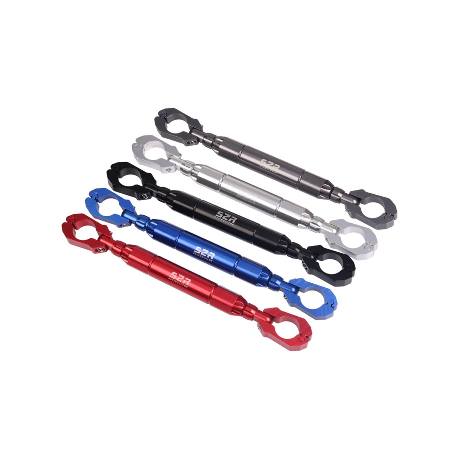 Barre D'équilibre De Moto Barre Transversale De Guidon pour Honda DAX ST125 St 125 St DAX125 125ST 2022 2023 (Couleur : Short Red, Taille : 1)