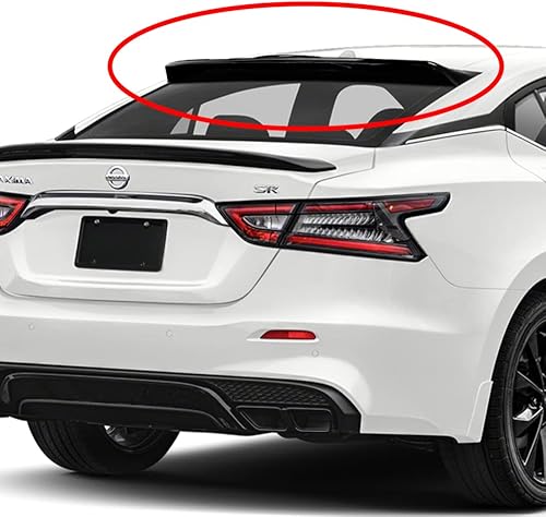 Miniatura 5 de Q1-TECH, alerón de techo de ventana trasera compatible con Nissan Maxima 2016-2021