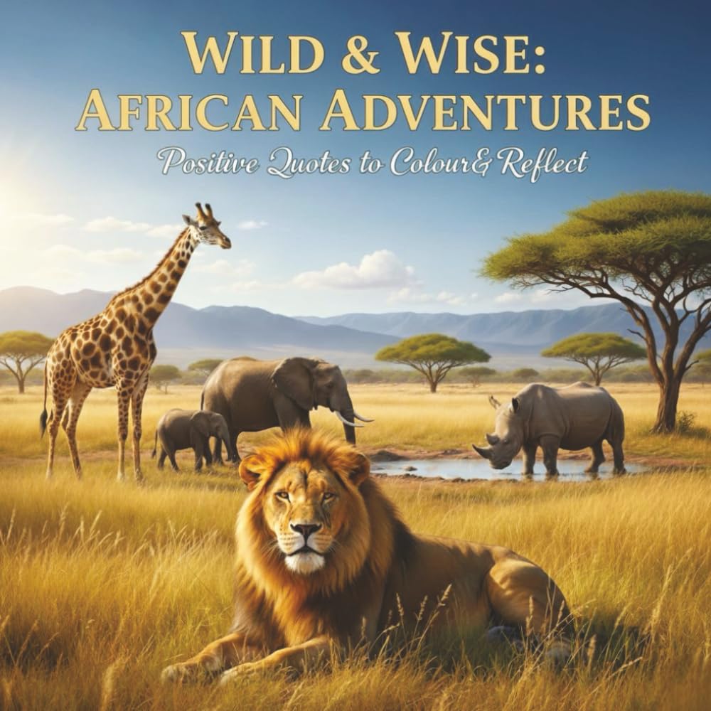 Wild & Wise: African adventures colouring book