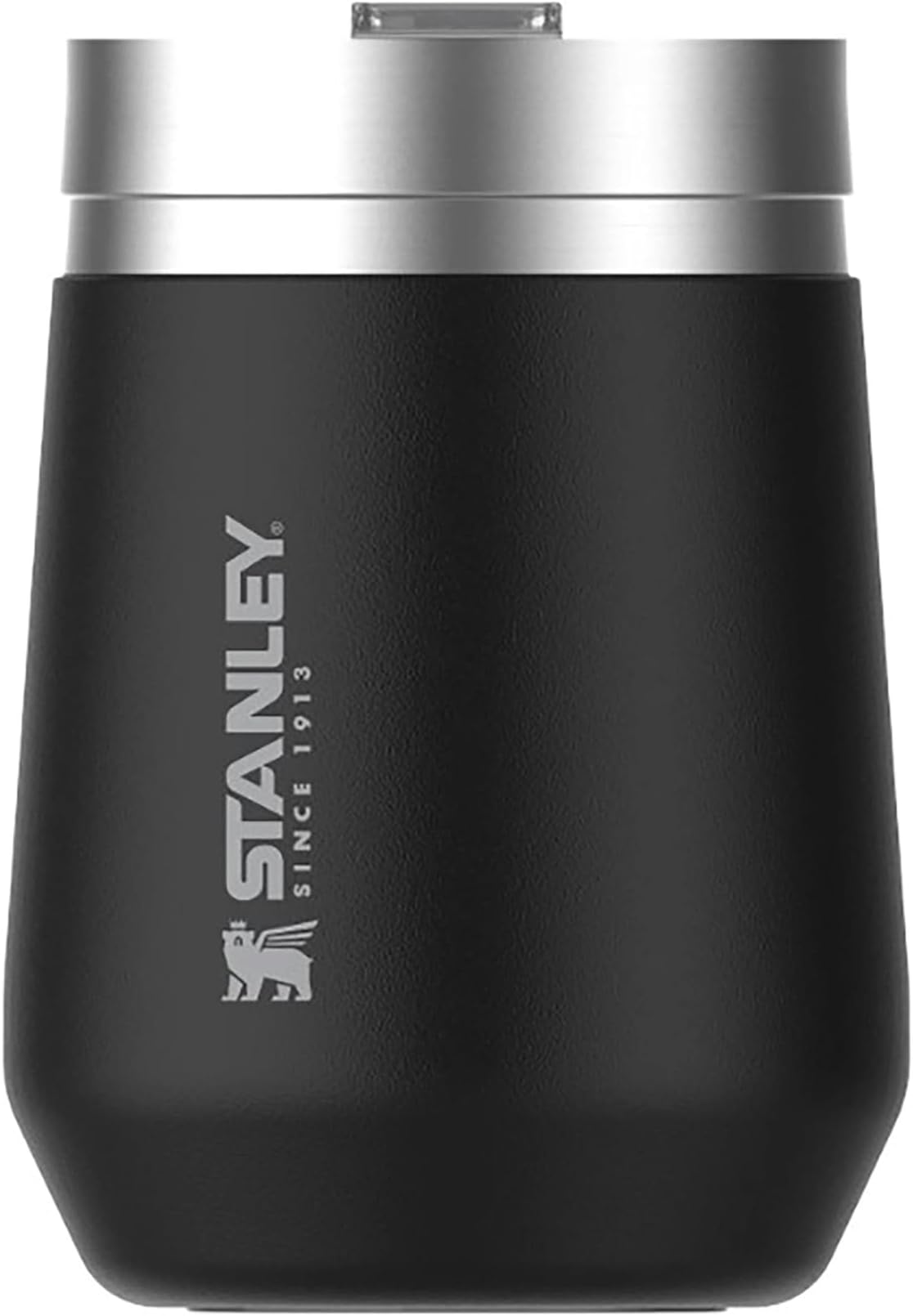 STANLEY Go Everyday Tumbler 0.29L / 10 OZ Matt Black Stainless Steel Tumber for Wine, Cocktails, Coffee, Tea - Keeps Cold / hot for Hours - BPA- Dishwasher Safe