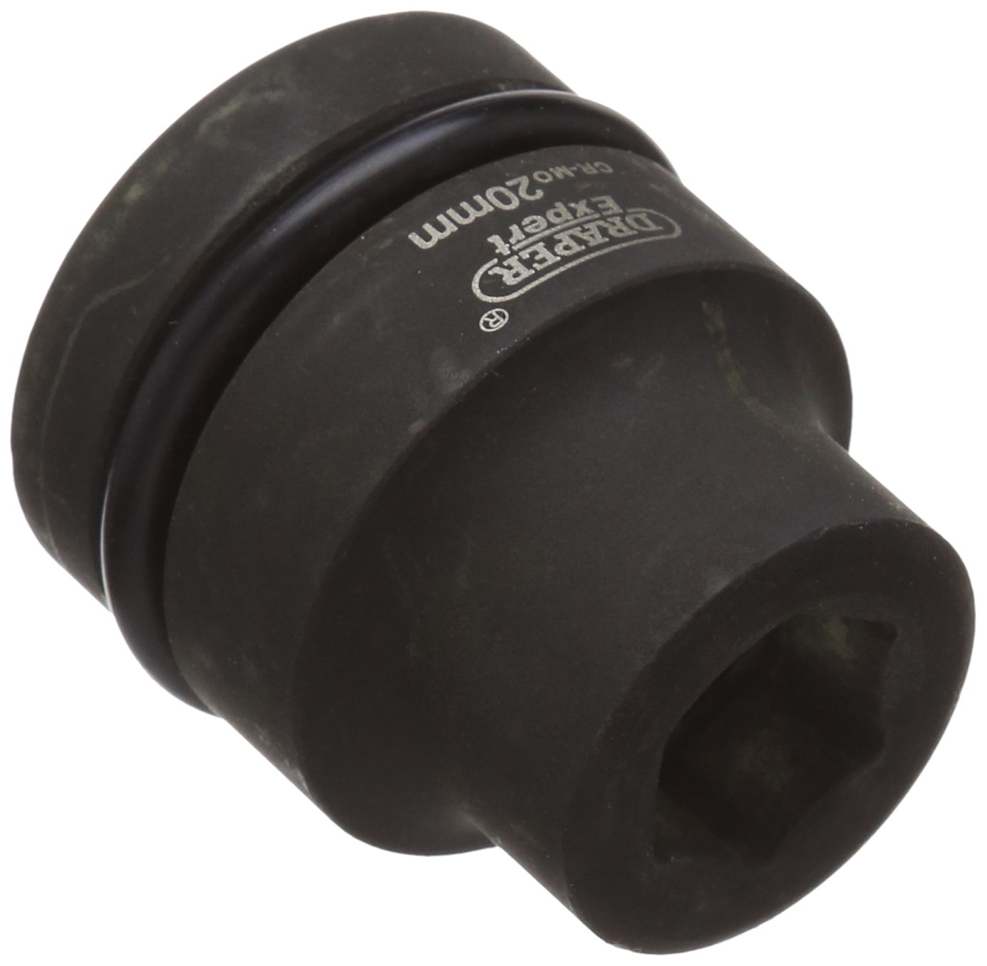 Draper Expert 5101 20mm 1-inch Square Drive Hi-Torq 6-Point Impact Socket, White, 20 mm