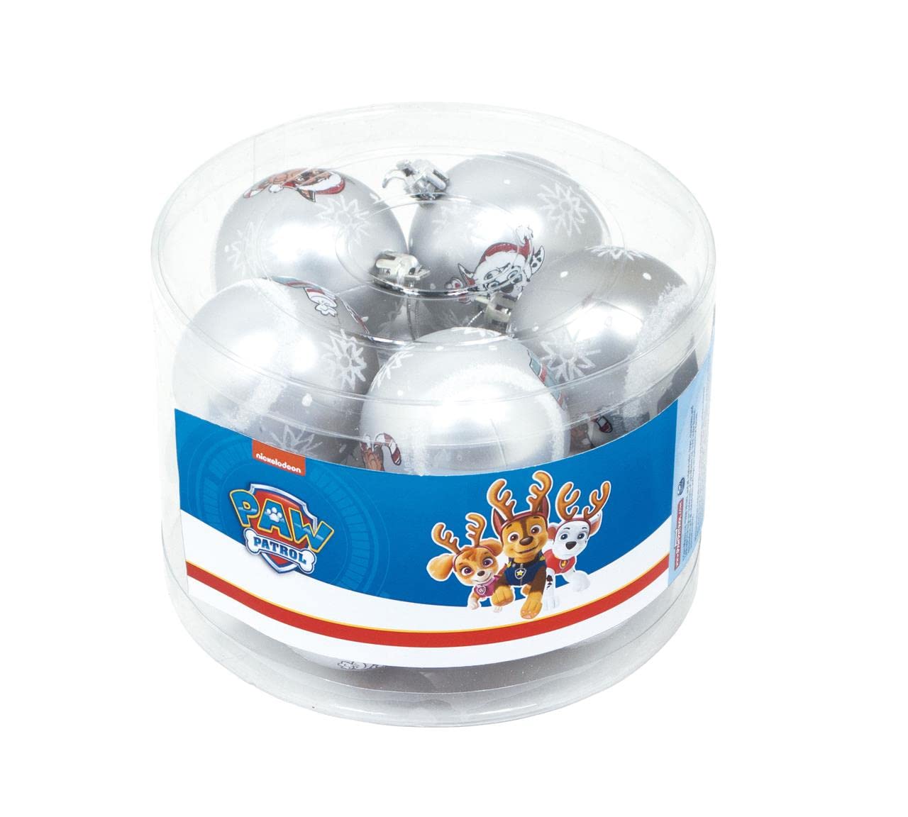 Arditex Dog Patrol Pw14027 Christmas Baubles Diameter 6 Cm (Pack Of 10)
