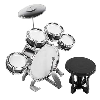 らむね　9点セット Amazon.co.jp: 子供用ドラム、ギフト玩具教育用ドラムセット