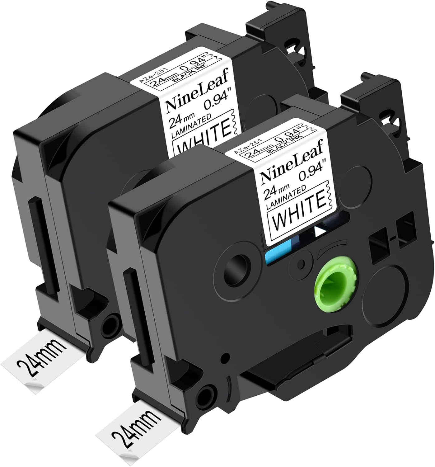 NineLeaf 10 Packung Ersatz für Brother P-Touch TZe-S221 TZeS221 TZS221