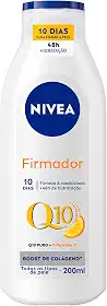 NIVEA Loção Hidratante Firmador Q10 + Vitamina C Todos os Tipos de Pele 200ml - Sua pele com mais firmeza e mais elasticidade em 10 dias, ainda hidratada e cheia de brilho, livre de flacidez