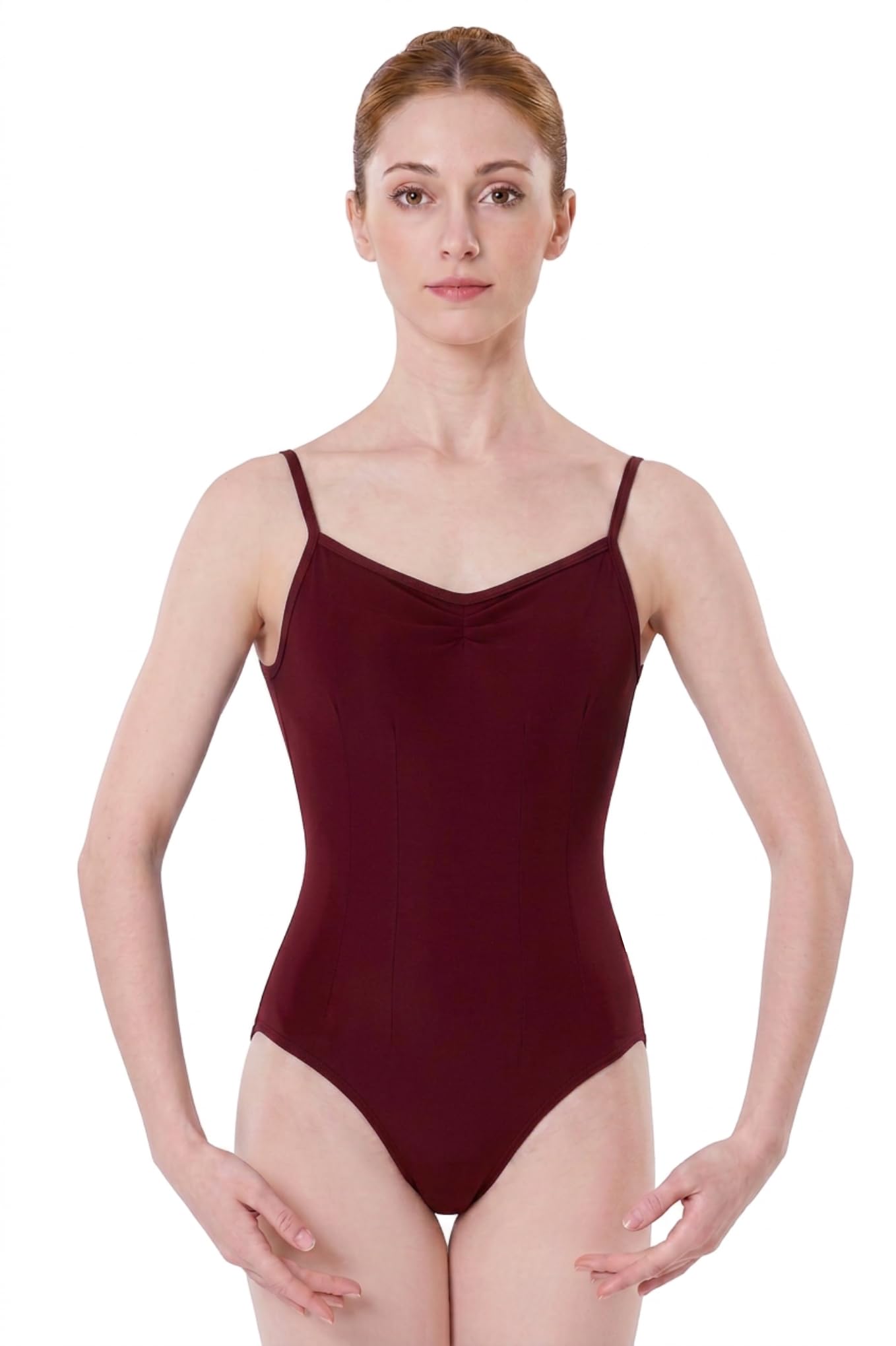 Cuciture a Principessa Senza Maniche Canotta Body Donna Danza Classica