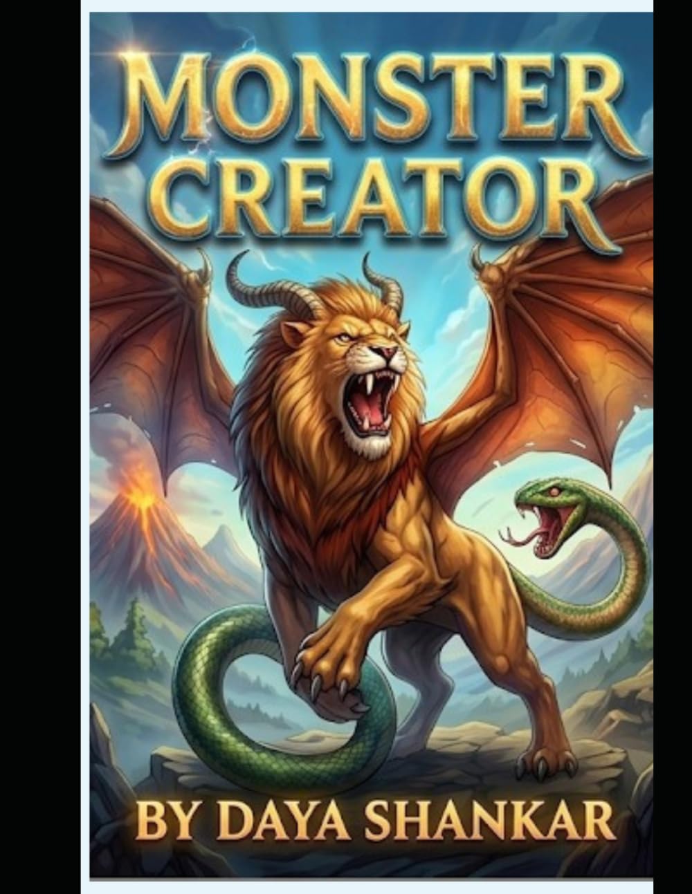 Monster Creator: A Mythical Coloring Book for Kids: Discover and Color 10+ Ancient Nature Monsters