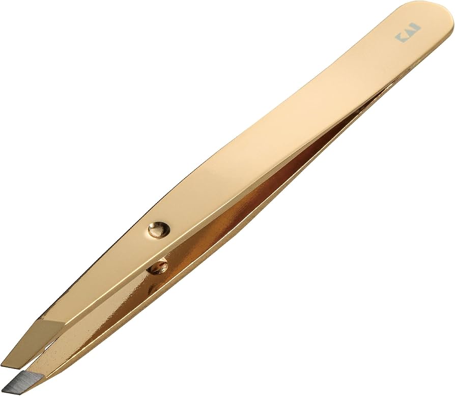 Amazon | 貝印 Givglow 毛抜き シャンパンゴールド がっちりキャッチ