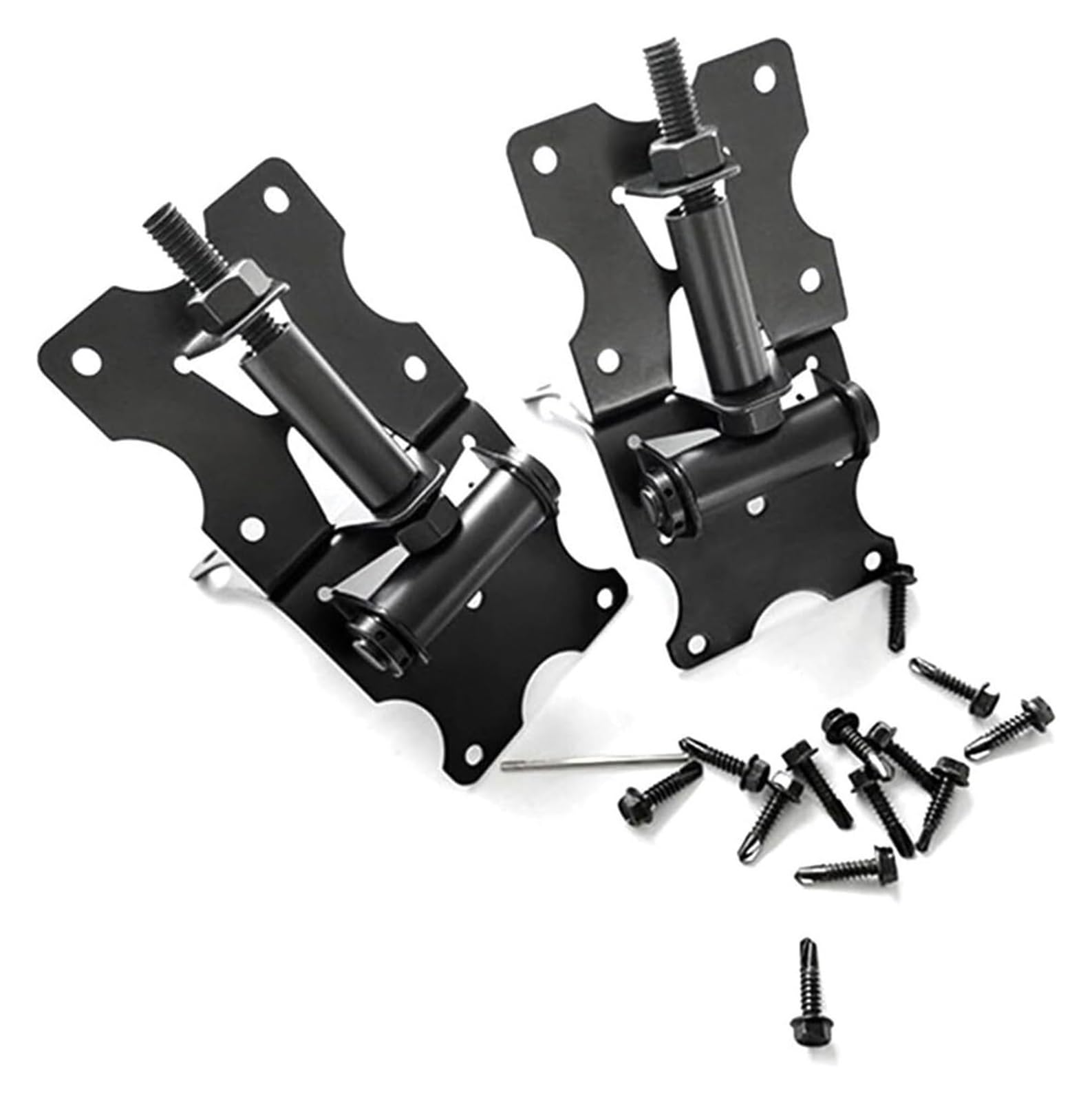 Kdveppuzx One Color 304 Stainless Steel Self-Closing Gate Hinges