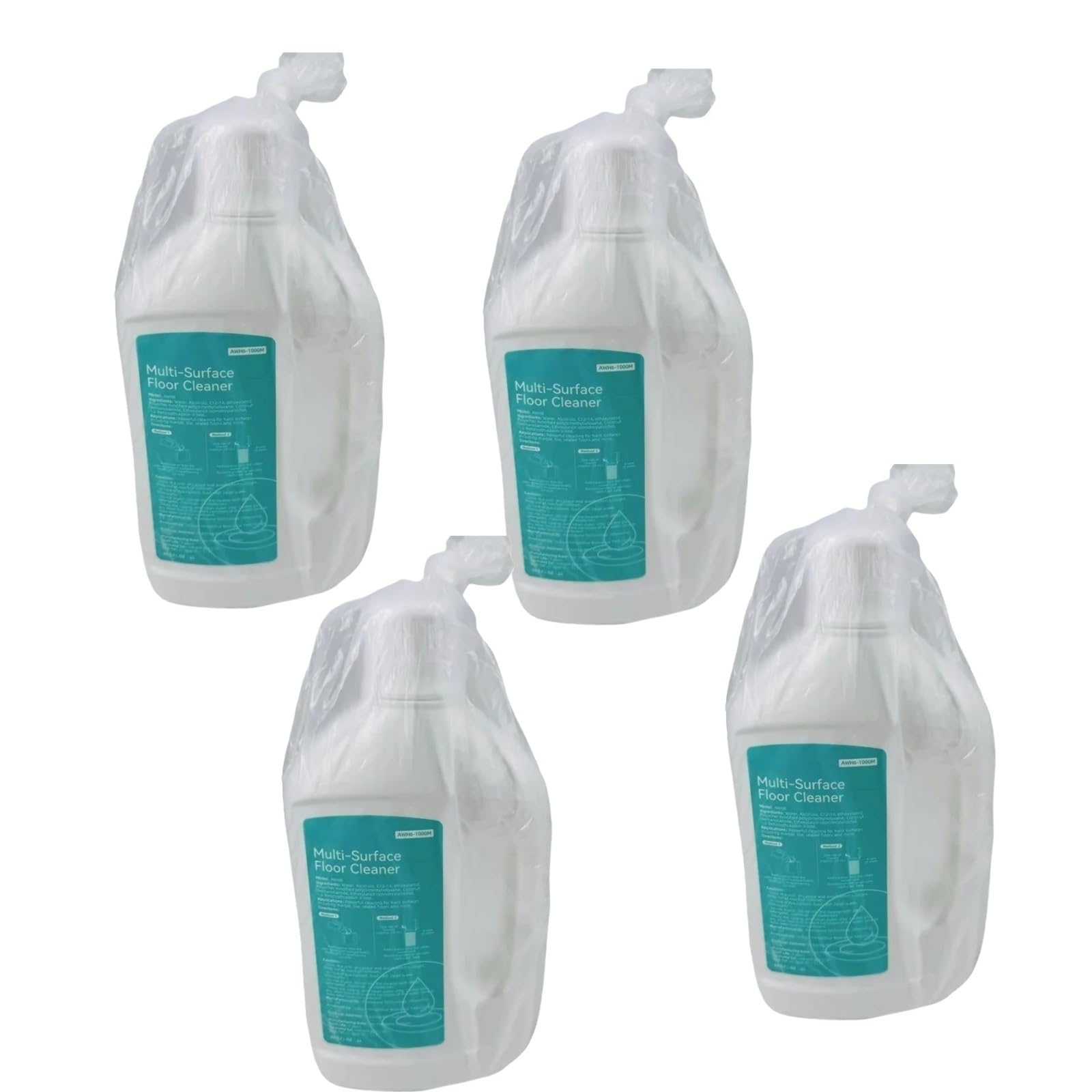 Solución limpiadora de suelos de 1000 ml (33,8 onzas líquidas), compatible con Mova S20 Ultra, aspiradora robot y fregona.(4packs)