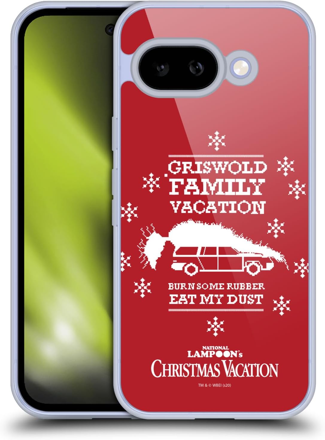 Head Case Designs Officially Licensed National Lampoon's Christmas Vacation Knitted Jumper Graphics Gel Case [Military Grade Protection] Compatible with Google Pixel 9A