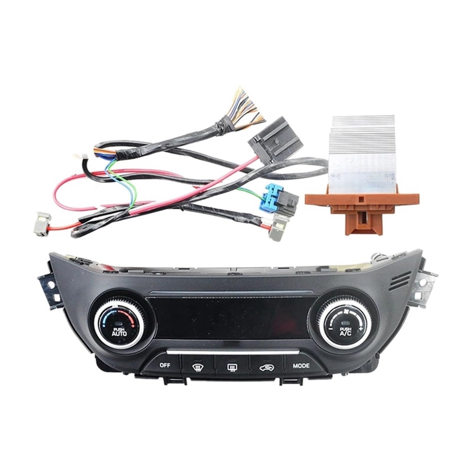 Kit de Montaje del Panel de Control de Aire Acondicionado automático con Interruptor de calefacción para Hyundai IX25 Creta 2014-2017