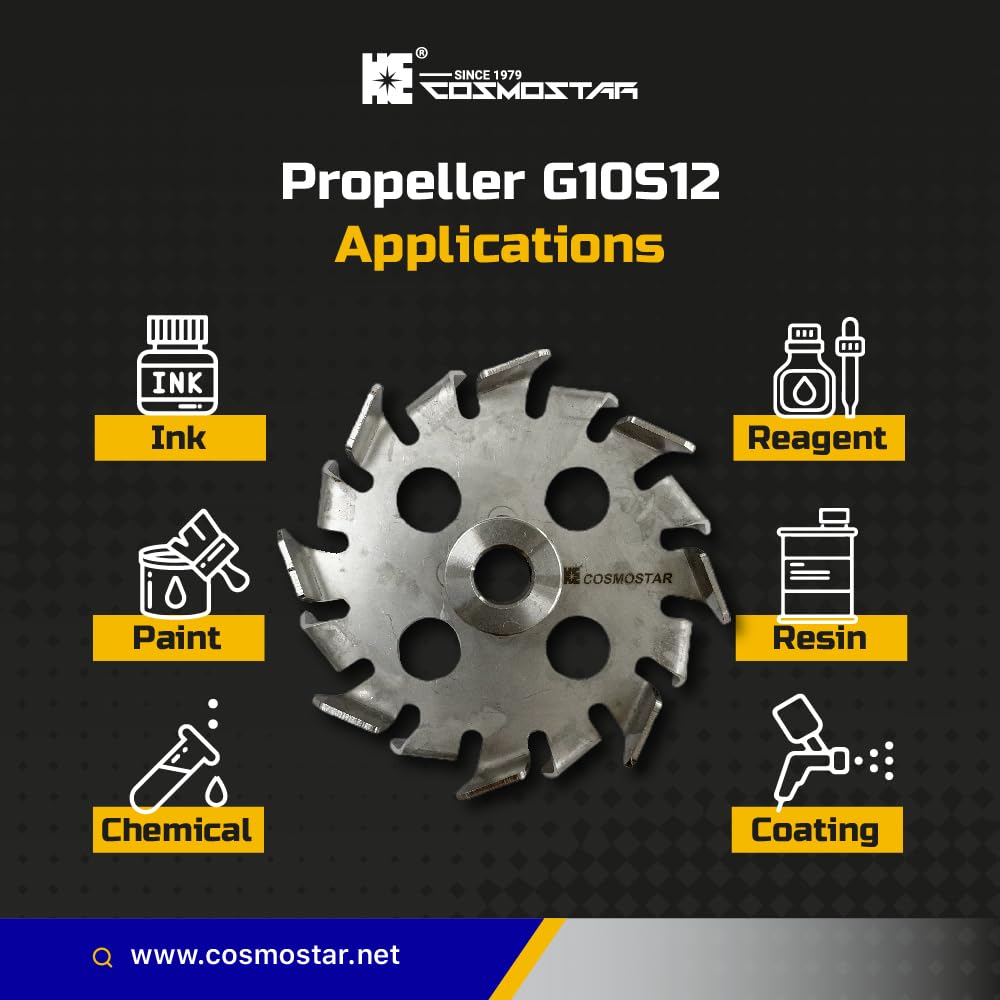 COSMOSTAR M0705 1/8 HP Agitatore pneumatico Miscelatore a secchio a sollevamento manuale 5 galloni | Agitatore di vernice | Miscelatore pneumatico a staffa, staffa per agitatore per vernice, strumento