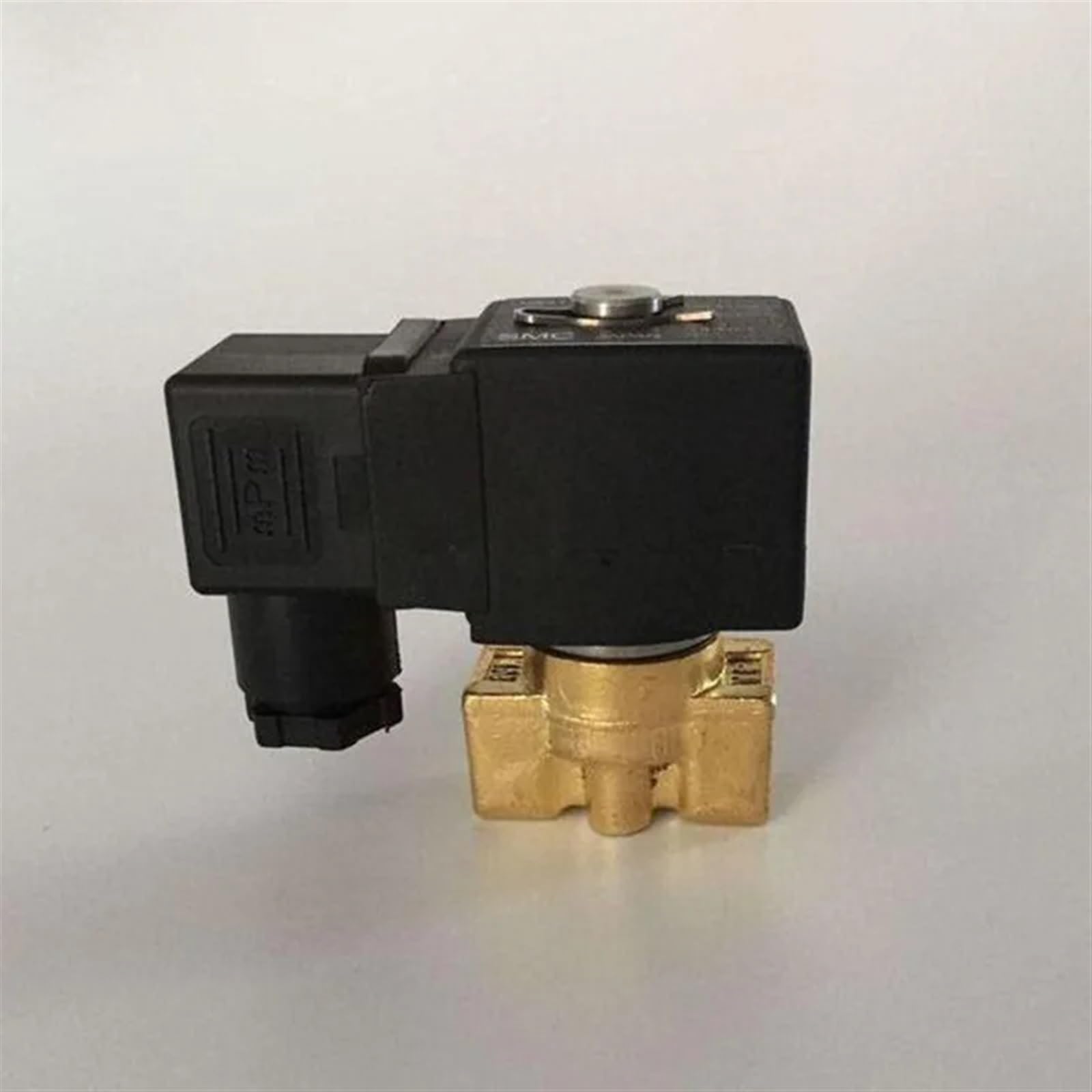 2-Wege-Pneumatik G1/4" 12V 24VDC normal geschlossenes PU-Magnetventil Messing-Wasserventil Nulldruckstart(110V-D13011-PU-02,1.5mm 20bar)