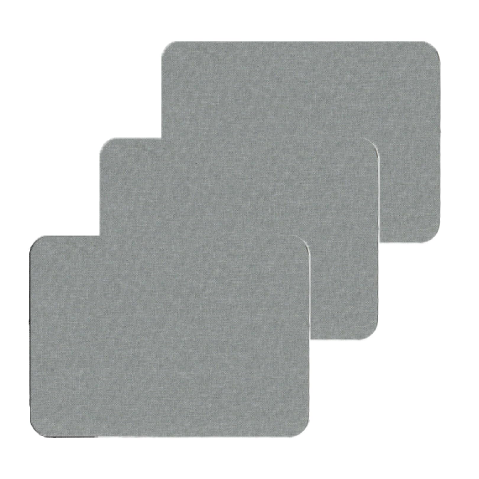 Toppe Adesive In Lino Grigio Chiaro 20x28cm - 2 Pezzi Per Riparazioni Fai Da Te - Foto 8