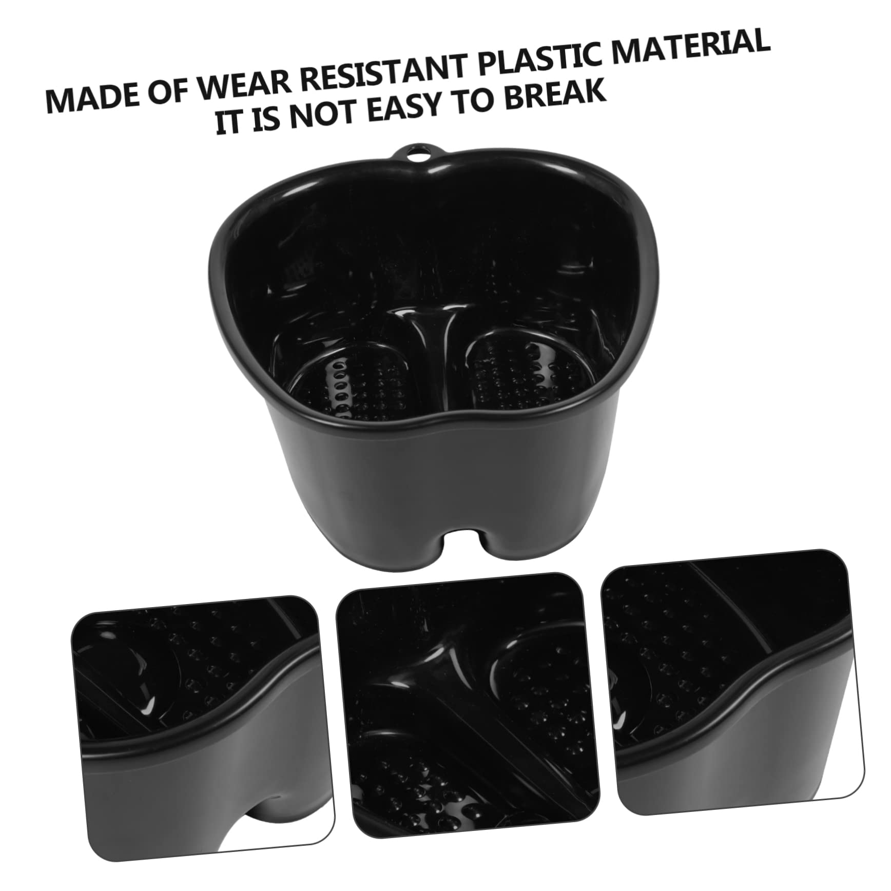 VALICLUD Foot Spa Foot Bathing Bucket Insulated Foot Wash Basin Pedicure Foot Soak Foot Massage Water Foot Bucket for Soaking Feet