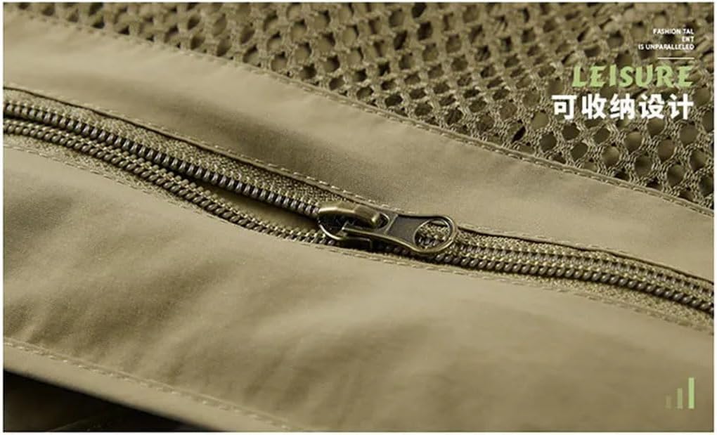 Chaleco De Pesca Táctico De Verano Multifuncional para Fotógrafo Chaleco De Malla para Carga Sin Mangas Chaleco De Herramientas, Red, L