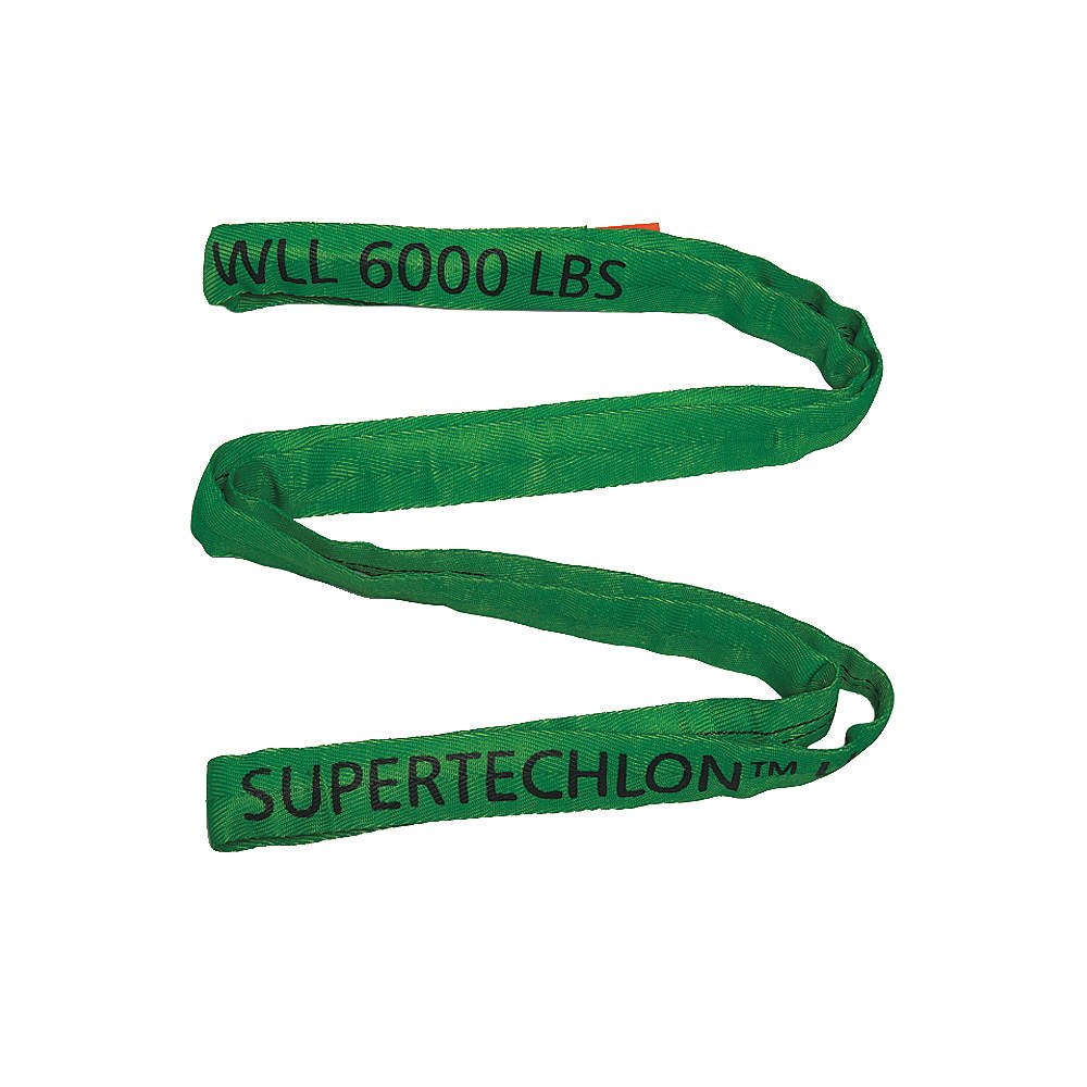 Round Sling, Endless, 7/8in. Dia, 12ft. L