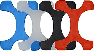 T-SIDAKE 4 Pieces of 2.5 Inch Silicone Hard Drive Protective Case, Shock Proof and Drop Proof Elasticity to Protect Your Device Safety, Suitable for 2.5 Inch Mobile Hard Drives