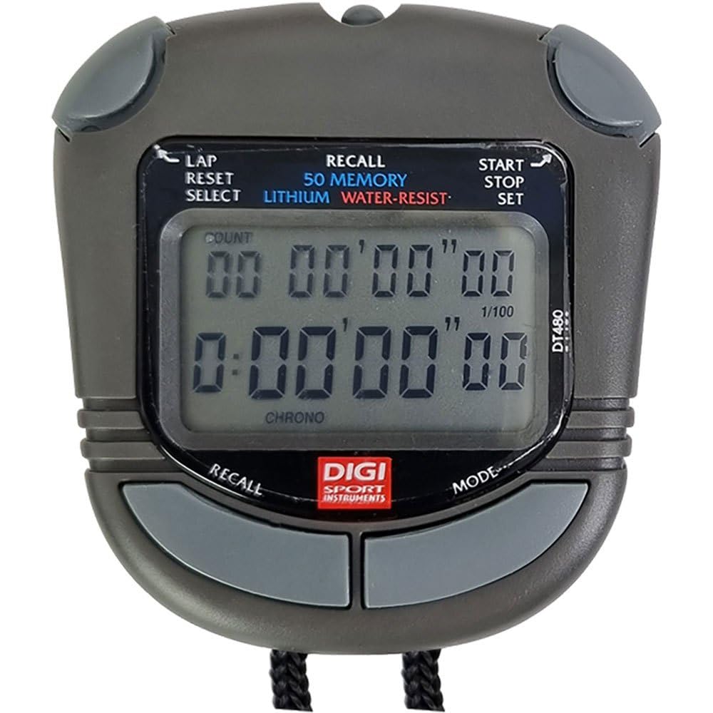 Digi Sport Instruments DT480 50-Memory Stopwatch User Manual