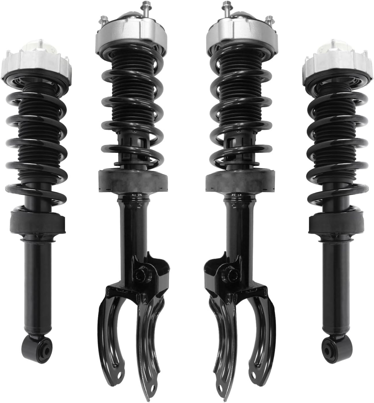 COMPLETESTRUTS - Front & Rear Complete Strut Assemblies with Coil Springs Replacement for 2011-2018 Porsche Cayenne - Set of 4