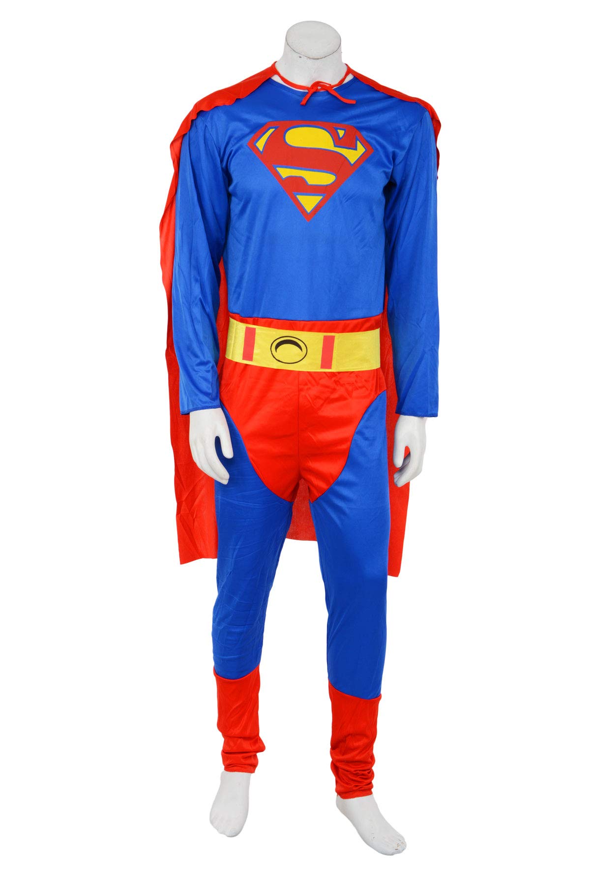 BookMyCostume Superman Superhero Halloween Costume Accessory for Theme Party for Men | Boys | Adults - Premium Adults (B08KT93J6M) Amazon Price History, Amazon Price Tracker