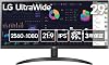 LG Monitor Display Flat 29WQ500-B 29-inch 100Hz MBR 1ms Work Efficiency Up, Business, Programming, Trading, Graphic, Movie, Game 21:9 Ultra Wide 2560×1080 IPS Matte HDR FreeSync Blue