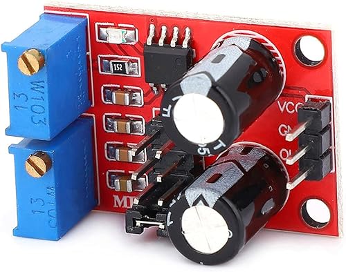 Miniatura 8 de Generador de ciclo de trabajo de frecuencia de pulso, controlador de motor paso a paso, tablero de módulo ajustable, NE555 (5 piezas)