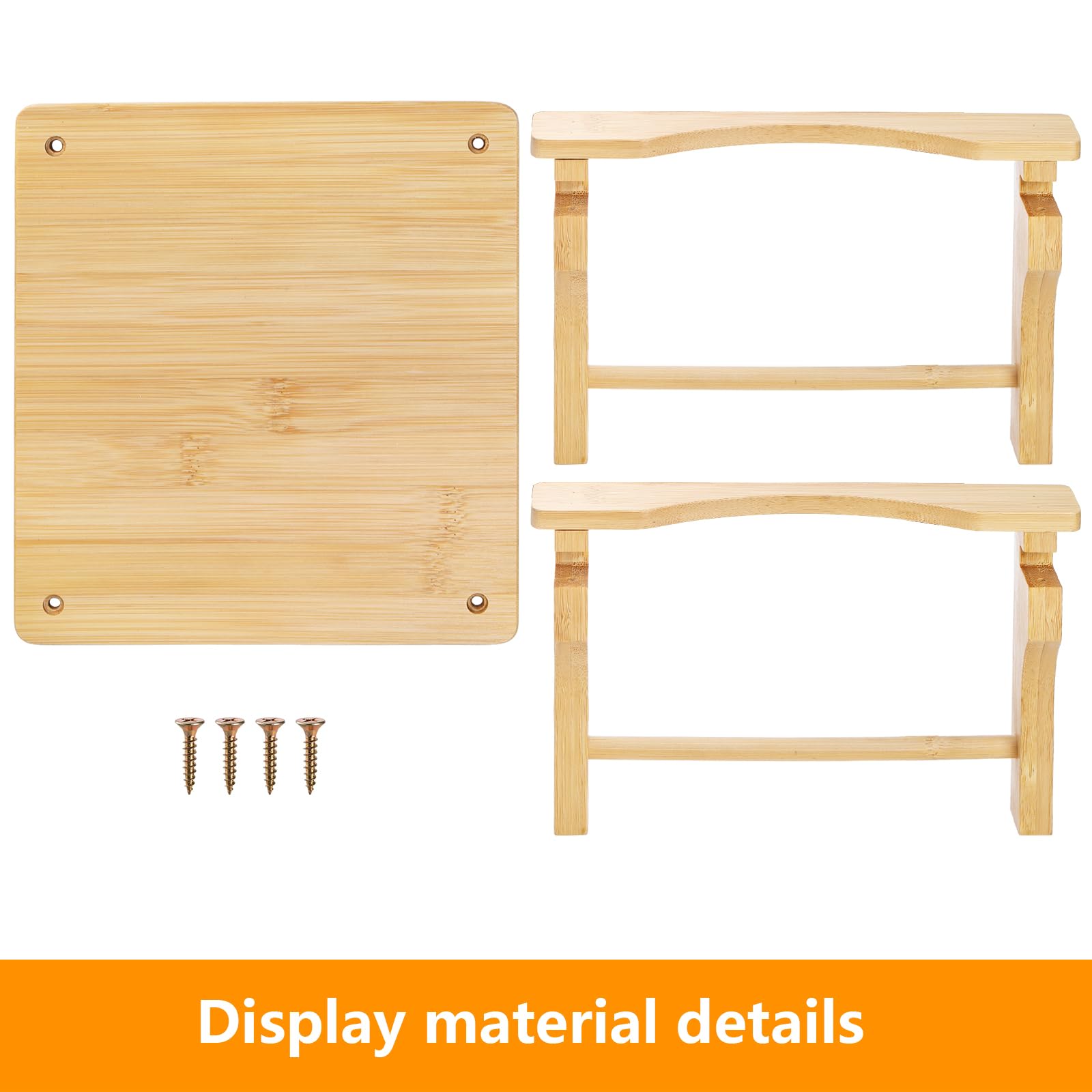 Tebery Soporte dispensador de bebidas de bambú natural, base de jarra de agua de vidrio, se adapta a 6-8 pulgadas de diámetro para el hogar, fiestas y eventos de catering