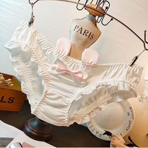Miniatura 3 de Bragas de bikini para mujer, lencería japonesa, paquete de 2 unidades, ropa interior Kawaii Cosplay